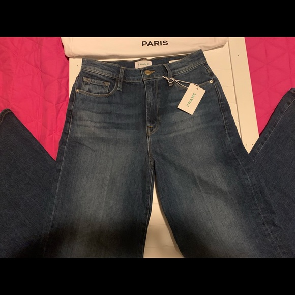🔥FRAME DENIM Vintage Vibe Le Palazzo Jeans NWT - Picture 5 of 9